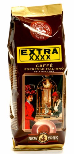 2 x Caffe New York EXTRA XXXX Bohnen, Beutel mit 250 g von Caffe New York