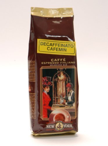 3 x Caffe New York Espresso entkoffeiniert Bohnen, Beutel mit 250 g von Caffe New York