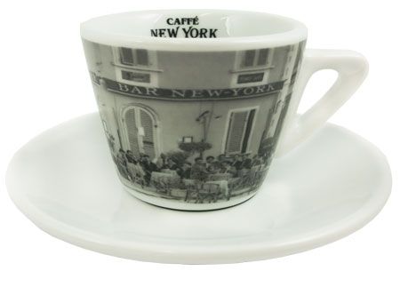 Caffe New York Cappuccino Tasse - Bar-Motiv von Caffè New York