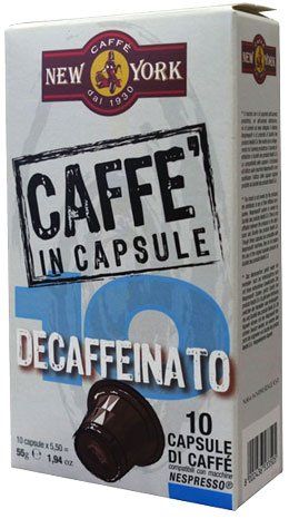 Caffe New York Entkoffeinierte Nespresso®* kompatible Kapseln von Caffè New York