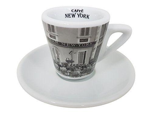 New York Caffe Bar Espresso Tasse mit Unterteller von Caffe New York