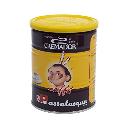 Kaffee Cremador Gr. 250 Zinn Passalacqua (vollmundigen Geschmack) - Paket 12 Stück von Caffè Passalacqua