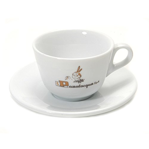 Kit Cup + Untertasse für Cappuccino Passalacqua (6 Stück) von Caffè Passalacqua