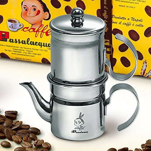 Neapolitanische Espressomaschine 3-4 Tassen Passalacqua von Caffè Passalacqua