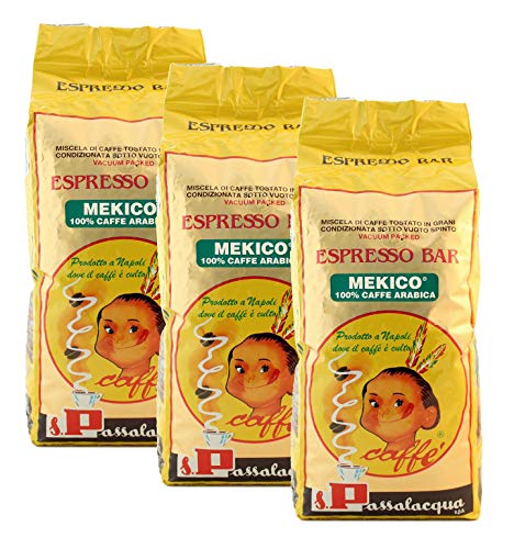 Passalacqua Kaffeebohnen MEKICO kg. 3 | Kaffee Mexico - Angebot 3 Pieces von Caffè Passalacqua