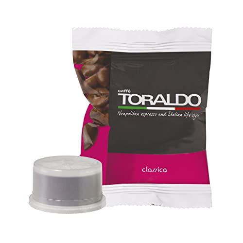 CAFFÈ TORALDO | Kompatible Espresso Point* | Ausgewählter Kaffee, geröstet und geröstet in Italien | Exzellenz des neapolitanischen Kaffees (100 Kapseln, Klassische Mischung) von Caffè Toraldo