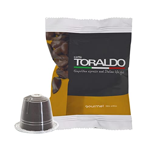 CAFFÈ TORALDO Nespresso | Nespresso* kompatible Kapseln (100 Einheiten, Gourmet-Mischung) von Caffè Toraldo