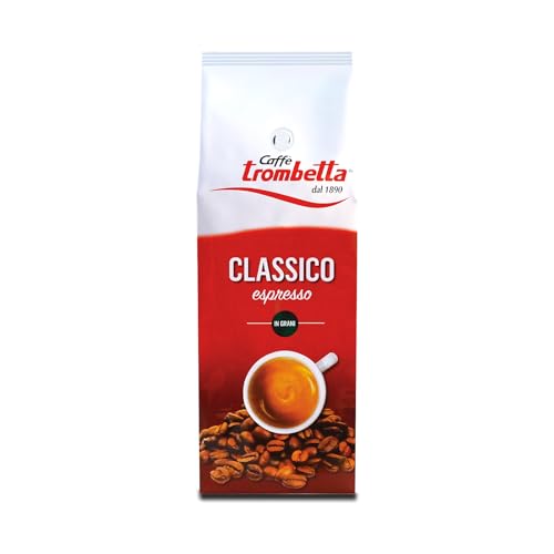 Caffè Trombetta Italien Kaffee Geröstete Kaffeebohnen, klassisch. Eine perfekte Harmonie zwischen Aroma und Körper - 1 kg von Caffè Trombetta