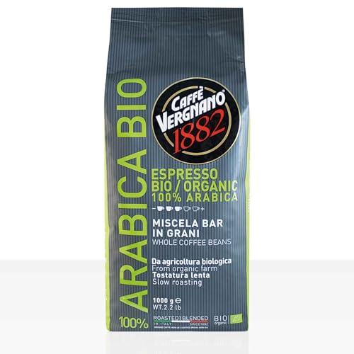 Caffè Vergnano 100% Arabica Organic 6 x 1kg Kaffee ganze Bohne von Caffè Vergnano 1882