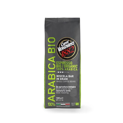 Caffè Vergnano 1882 Kaffeebohnen 100% Arabica Bio - 1 Packung enthält 1 Kg von Caffè Vergnano 1882