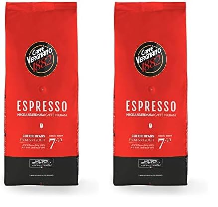 Caffè Vergnano 1882 Kaffeebohnen Espresso - 1 Packung enthält 1 Kg (Packung mit 2) von Caffè Vergnano 1882