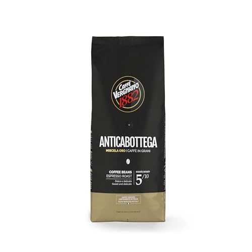 Caffè Vergnano 1882 Kaffeebohnen Anticabottega - 1 Packung enthält 1 Kg von Casa del Caffè Vergnano Spa