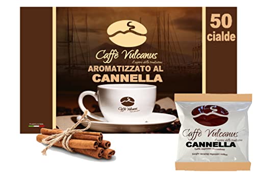Caffè Vulcanus – 50 Kaffeepads mit Zimtgeschmack – kompostierbare ESE44-Pads Caffè Vulcanus – 50 Kaffeepads mit Zimtgeschmack – kompostierbare ESE44-Pads von Caffè Vulcanus