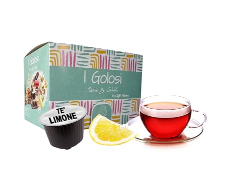 Vulcanus Coffee – 50 Kapseln mit Zitronentee-Geschmack – Kapseln kompatibel mit Nescafe* Dolce Gusto*-Maschinen von Caffè Vulcanus