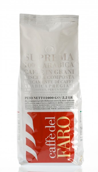 Caffè del Faro 1kg Suprema - 100% Arabica - Bohnen von Caffé del Faro