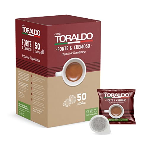 CAFFÈ TORALDO - MISCELA FORTE & CREMOSO - Box 50 PADS ESE44 7.2g von Caffè