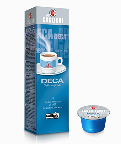 CaffèCagliari "Deca" Espresso-Kapseln für Cafissimo® - Maschinen (1 Stange à 10 Kapseln) von Caffitaly