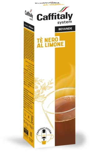 80 Ècaffè Teekapseln TÈ NERO Al Limone von Caffitaly