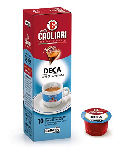 100 Kapseln CAFFITALY SYSTEM CAGLIARI DEK (10 Box mit 10 Kapseln) von Caffitaly