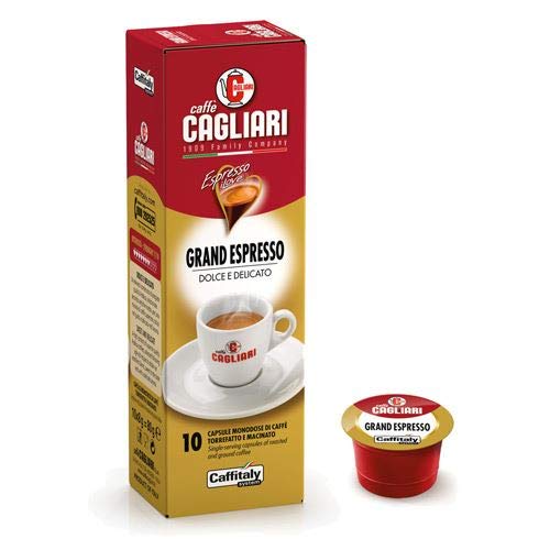 100 Kapseln Caffitaly System, Caffe' Cagliari Grand, Espresso von Caffitaly