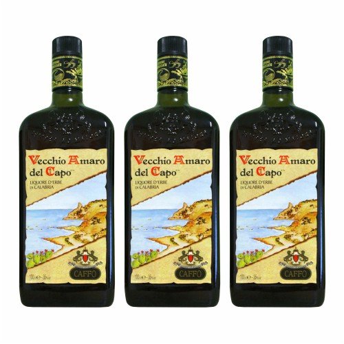 3x Caffo 'Vecchio Amaro del Capo', 1 Liter von Caffo