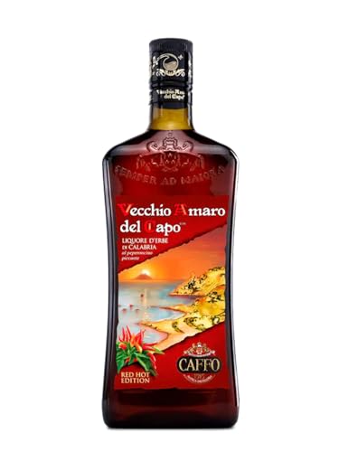 CAFFO VECCHIO AMARO DEL CAPO RED HOT EDITION HOT PEPPER 1 LT von Caffo