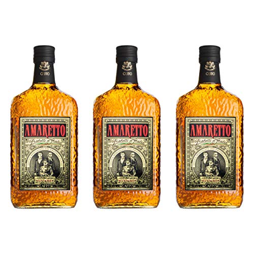 Caffo Amaretto Di Limbadi 3er Set, Mandelamaretto, Spirituose, Alkohol, Flasche, 30%, 3x700 ml von Caffo