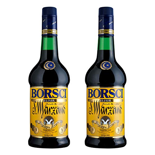 Caffo Borsci San Marzano 2er Set, Digestif, Likör, Spirituose, Alkohol, Flasche, 38%, 2x700 ml von Caffo