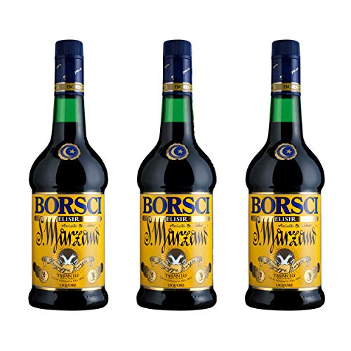 Caffo Borsci San Marzano 3er Set, Digestif, Likör, Spirituose, Alkohol, Flasche, 38%, 3x700 ml von Caffo
