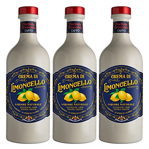 Caffo Crema Di Limoni Zitronencreme 3er Set, Spirituose, Alkohol, Flasche, 17%, 3x500 ml von Caffo