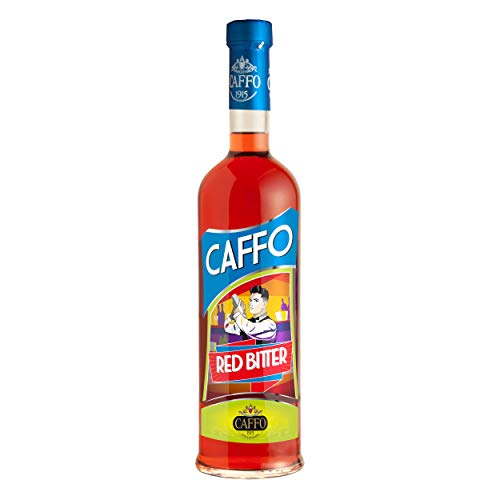 Caffo Red Bitter Apertitif, bittere Spirituose, Alkohol, Flasche, 25%, 1 L, 023/A-6 von Caffo