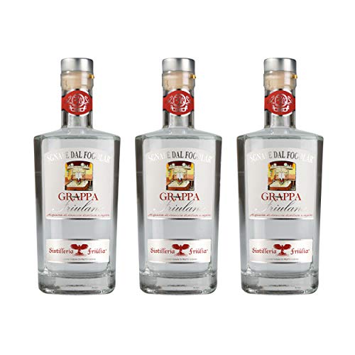 Caffo Sgnape Dal Fogolar Grappa Friulana 3er Set, Spirituose, Alkohol, Flasche, 45%, 3x700 ml Caffo Sgnape Dal Fogolar Grappa Friulana 3er Set, Spirituose, Alkohol, Flasche, 45%, 3x700 ml von Caffo