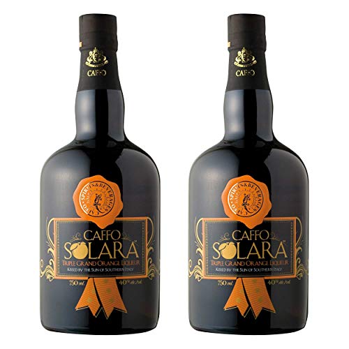 Caffo Solara Grandorange Orangenlikör 2er Set, Spirituose, Alkohol, Flasche, 40%, 2 x 700 ml von Caffo