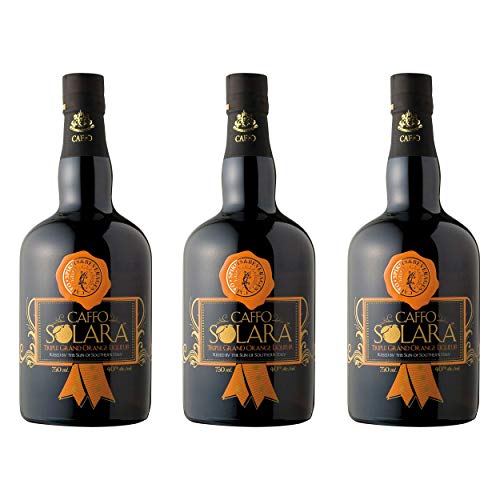 Caffo Solara Grandorange Orangenlikör 3er Set, Spirituose, Alkohol, Flasche, 40%, 3 x 700 ml von Caffo