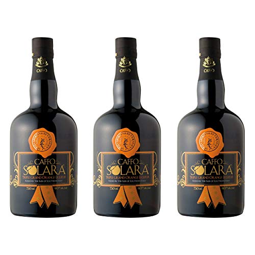 Caffo Solara Grandorange Orangenlikör 3er Set, Spirituose, Alkohol, Flasche, 40%, 3 x 700 ml Caffo Solara Grandorange Orangenlikör 3er Set, Spirituose, Alkohol, Flasche, 40%, 3 x 700 ml von Caffo