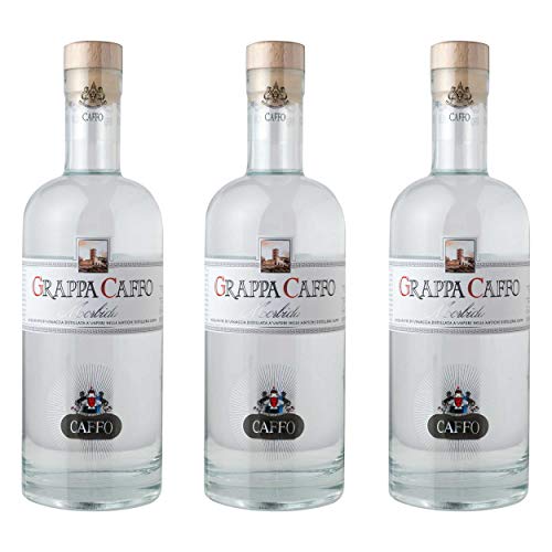 Grappa Caffo Morbida 3er Set, Tresterbrand, Spirituose, Alkohol, Flasche, 40%, 3x700 ml von Caffo