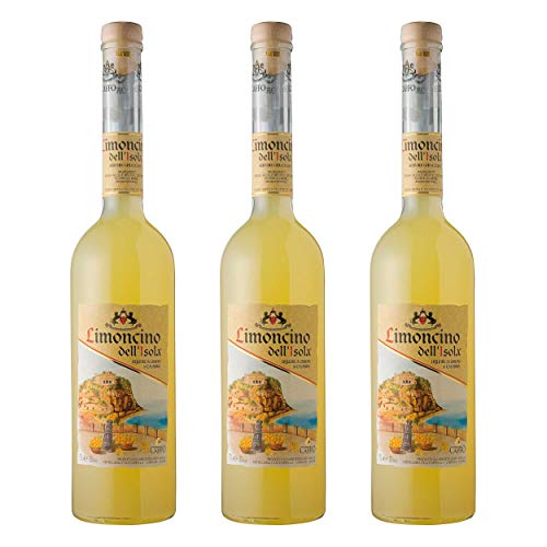 Limoncino Dell Isola Zitronenlikör 3er Set, Spirituose, Alkohol, Flasche, 30%, 3x700 ml Limoncino Dell Isola Zitronenlikör 3er Set, Spirituose, Alkohol, Flasche, 30%, 3x700 ml von Caffo