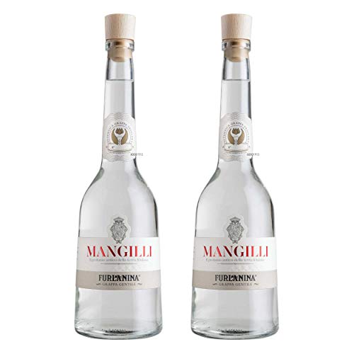 Mangilli Furlanina Grappa Friulana Gentile 2er Set, Spirituose, Alkohol, Flasche, 42%, 2x700 ml von Caffo
