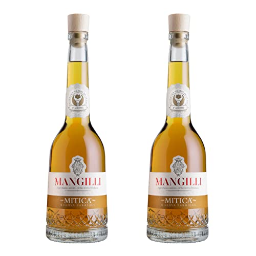 Mangilli Mitica Grappa Friulana Stravecchia 2er Set, Spirituose, Alkohol, Flasche, 50%, 2x700 ml von Caffo