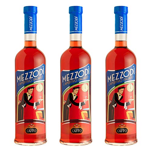Mezzodi Liquore Aperitivo 3er Set, italienischer Apertitif, Spirituose, Alkohol, Flasche, 15%, 3x1 L Mezzodi Liquore Aperitivo 3er Set, italienischer Apertitif, Spirituose, Alkohol, Flasche, 15%, 3x1 L von Caffo