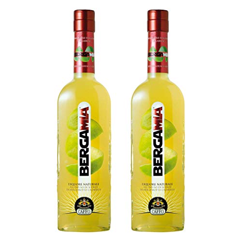 Rosolio Bergamia Bergamottenlikör 2er Set, Spirituose, Alkohol, Flasche, 28%, 2x500 ml von Caffo
