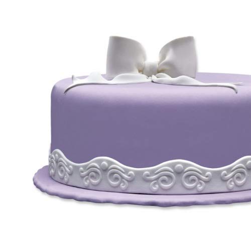 COXIMUS gebrauchsfertiger Fondantrand 2 x 1,25m | Motiv Wellenband Ornament, 3 cm hoch | leckere Tortendekoration für Torten, Cupcakes uvm. | COXIMUS "backen und mehr" COXIMUS gebrauchsfertiger Fondantrand 2 x 1,25m | Motiv Wellenband Ornament, 3 cm hoch | leckere Tortendekoration für Torten, Cupcakes uvm. | COXIMUS "backen und mehr" von Cake Company
