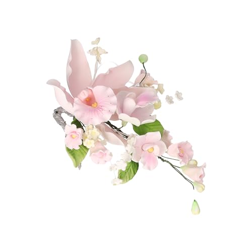 Cake Company Orchideen-Bouquet rosa 1 Stück 1er Pack (1 x 50 g) | Tortendekoration zur Hochzeit und Geburtstagen von Cake Company