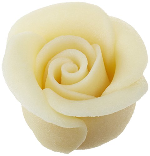 Cake Company Rose groß natur 44 mm 24 STÜCK 1er Pack (1 x 502 g) von Cake Company