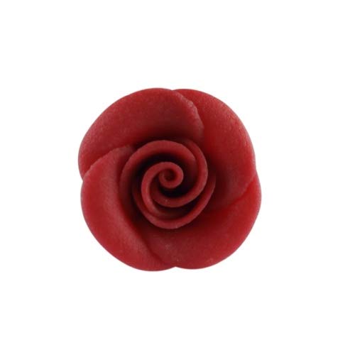 Cake Company Rose groß rot 44 mm 12 STÜCK 1er Pack (1 x 251 g) von Cake Company