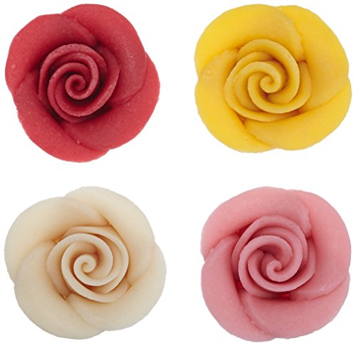 Cake Company Rose groß sortiert 44mm 12 STÜCK 1er Pack (1 x 251 g) von Cake Company