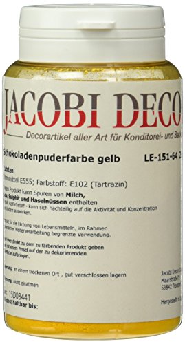 Cake Company fettlösliche Puder Farbe gelb (1 x 25 g) | Ideal zum färben von Lebensmitteln von Cake Company