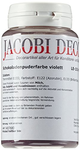 Cake Company fettlösliche Puderfarbe violett (1 x 25 g) | Ideal zum färben von Lebensmitteln von Cake Company