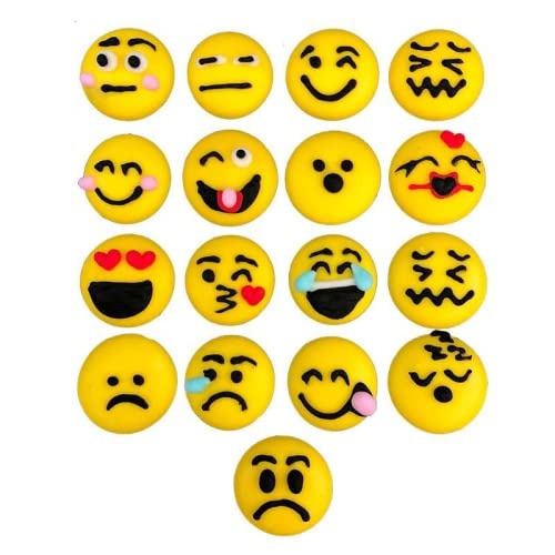 Emojis Zucker 288 Stück ca.12mm von Cake Company
