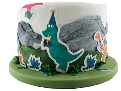 Kuchen Tattoo Dinosaurier Fondant Tortendeko von Cake Company